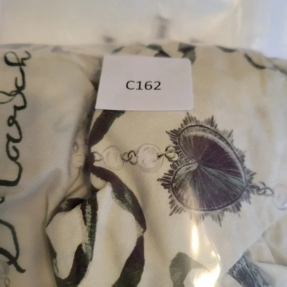 MARCHESA ROSA Womens Marilla Cotton Dress Size 4 Floral Maxi Sundress Beige - Picture 13 of 13